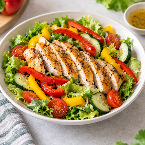 Salad ức gà ớt chuông