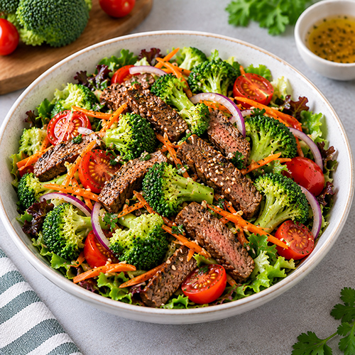 Salad bò bông cải xanh