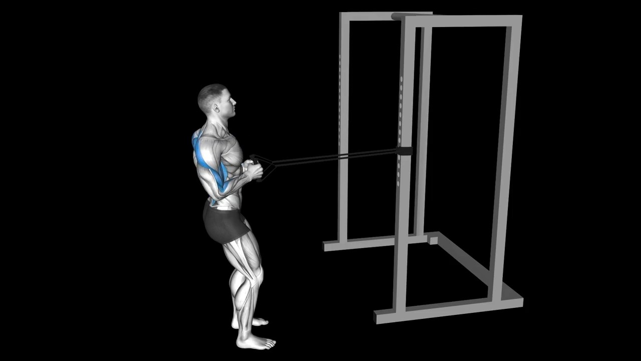 Close Grip Band Row